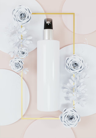 A spray tube for medicine or cosmetics.の写真素材