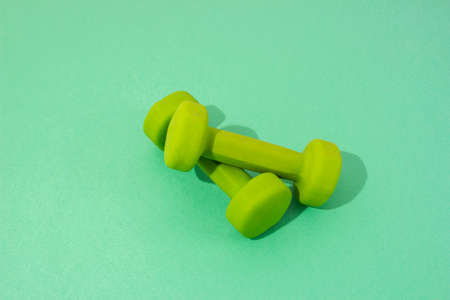 Sport elements arrangement minimal styleの写真素材