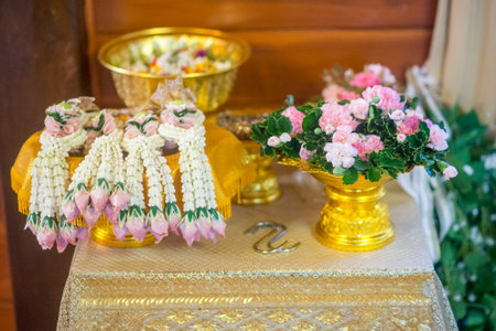 Thai wedding decorationの写真素材