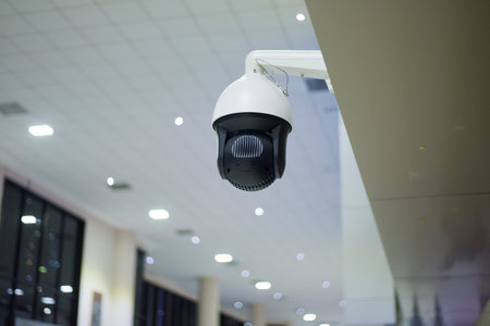 security camera in airport