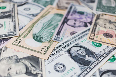 American dollar or US dollar banknote background