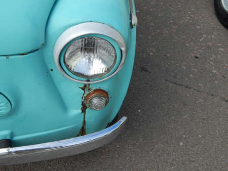 Retro cars antique parts and elementsの写真素材