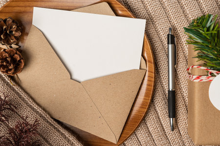 postcard and stationery in celebrate timeの写真素材