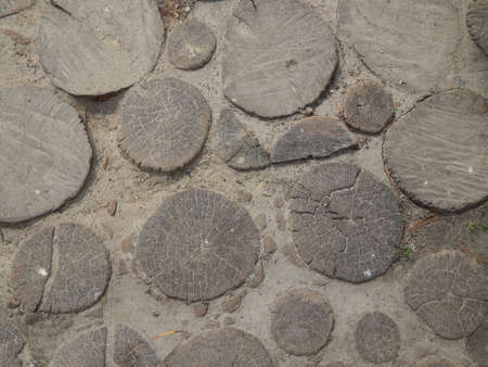 The texture of wood for construction and wall backgroundの写真素材