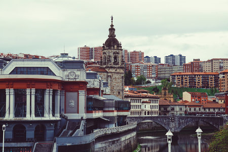 building architecture in bilbao city spain travel destination