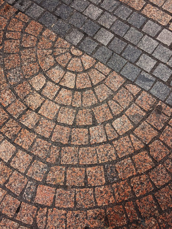 pavement textured background lines and shapesの写真素材