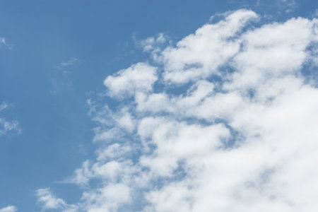 Blue sky and cloudsの素材