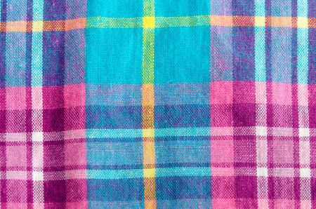Scottish fabric pattern as the background.の素材