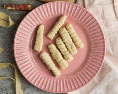 Traditional tequenos making arrangementの素材