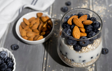 Assortment of delicious healthy recipe ingredientsの素材