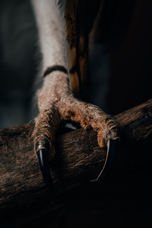 close view wild barn owlの素材