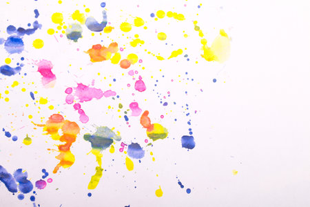 Decorative abstract watercolor splash stain backgroundの素材