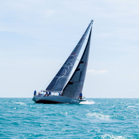 SAMUI REGATTA 2015, THAILAND - MAY 25 : Event at Chaweng beach ,Koh Samui island ,Thailand May 25, 2015の素材