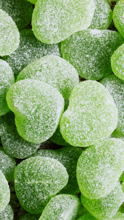 Green chewy candiesの素材
