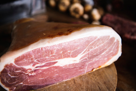 Dry-cured ham food photography recipe ideaの素材