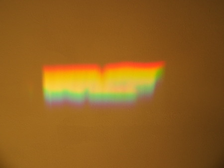 Raibow Colors on a Wall