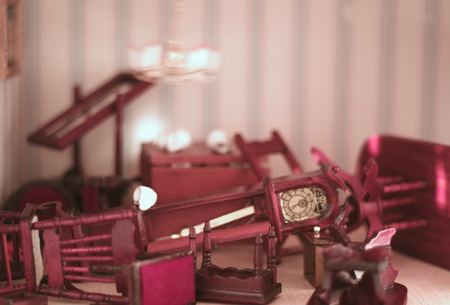 The chaos after the earthquake - Symbolic sceneの写真素材