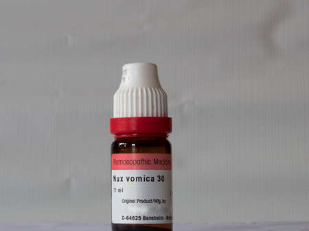 Homeopathic Medicine Nux vomica Used for Gastric ,Stomach and Liver problems etc.