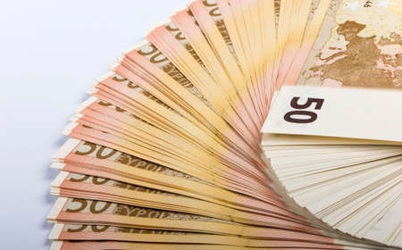 background consists of many banknotesの写真素材