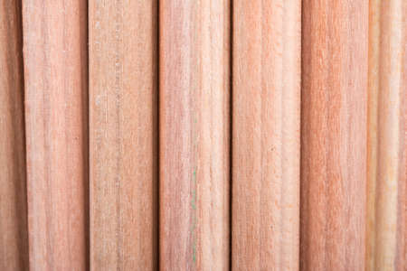 Series of pencils isolated on white backgroundの写真素材