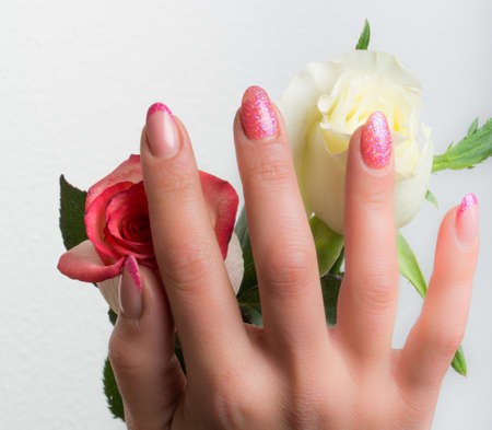 manicure and nail artの写真素材