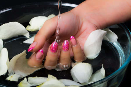 manicure and nail artの写真素材