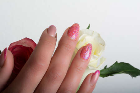 manicure and nail artの写真素材