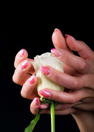 manicure and nail artの写真素材