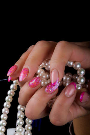manicure and nail artの写真素材