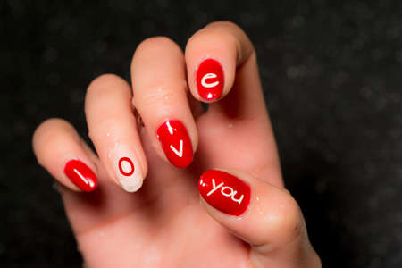 manicure and nail artの写真素材