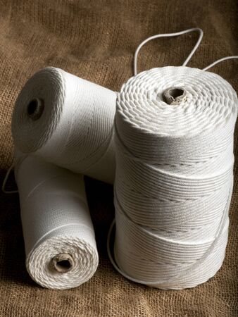 cord rolls closeup 