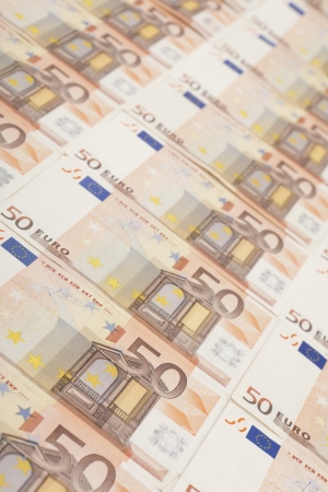 50 euro banknote backgroundの写真素材