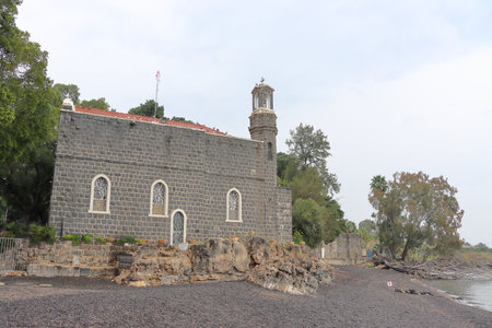 Old church on the coast of the island of Crete, Greece