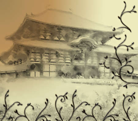 Tree Branches & Japanの写真素材
