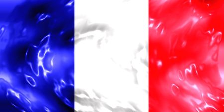 France Water Flagの写真素材