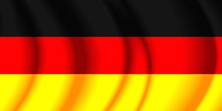 Germany Fabric Flagの写真素材