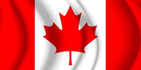Canada Fabric flagの写真素材
