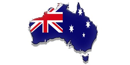 Australia State Flagの写真素材