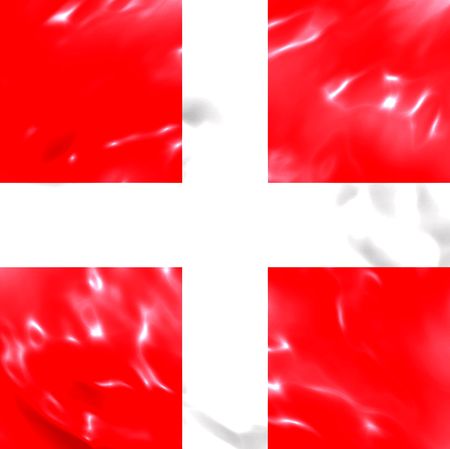 Switzerland Water flagの写真素材