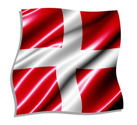 Switzerland Waving flagの写真素材