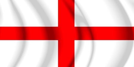 England Fabric Flagの写真素材