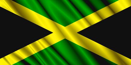 Jamaica silk flagの写真素材