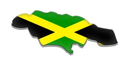 Jamaica state Flagの写真素材