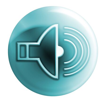 bluish volume iconの写真素材