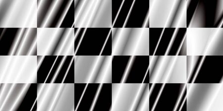 checkered plastic flagの写真素材