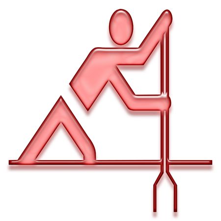 red sports iconの写真素材