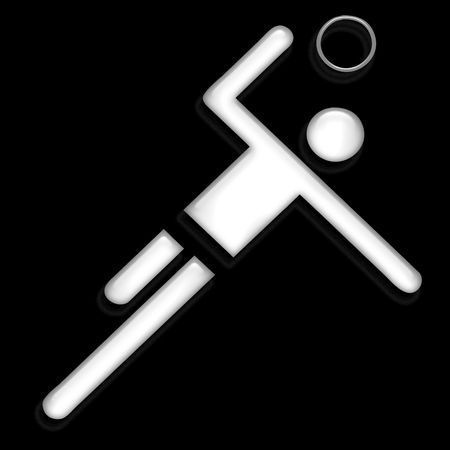 white football 2 iconの写真素材