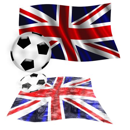 football flag ukの写真素材