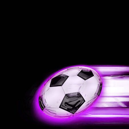 football intense purpleの写真素材