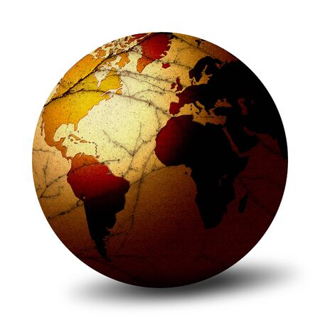 Dry and warming earthの写真素材